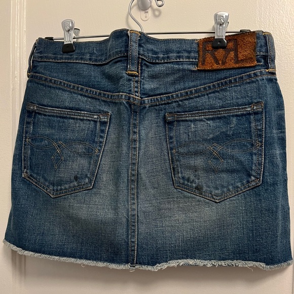 RRL Selvage Denim Mini Skirt Size 27 - Picture 2 of 11